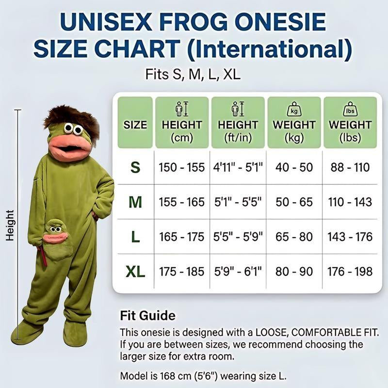 Big Mouth Monster Coral Fleece Onesie Pajamas Three-Piece Set, Includes Sleepwear + Comb + Shoes -8RH7