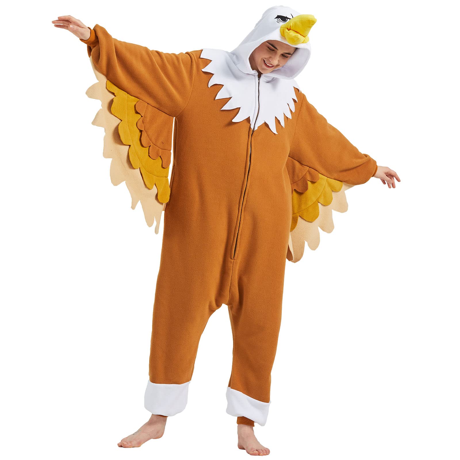 🦅 The Majestic Bald Eagle Onesie – Soar in Comfort