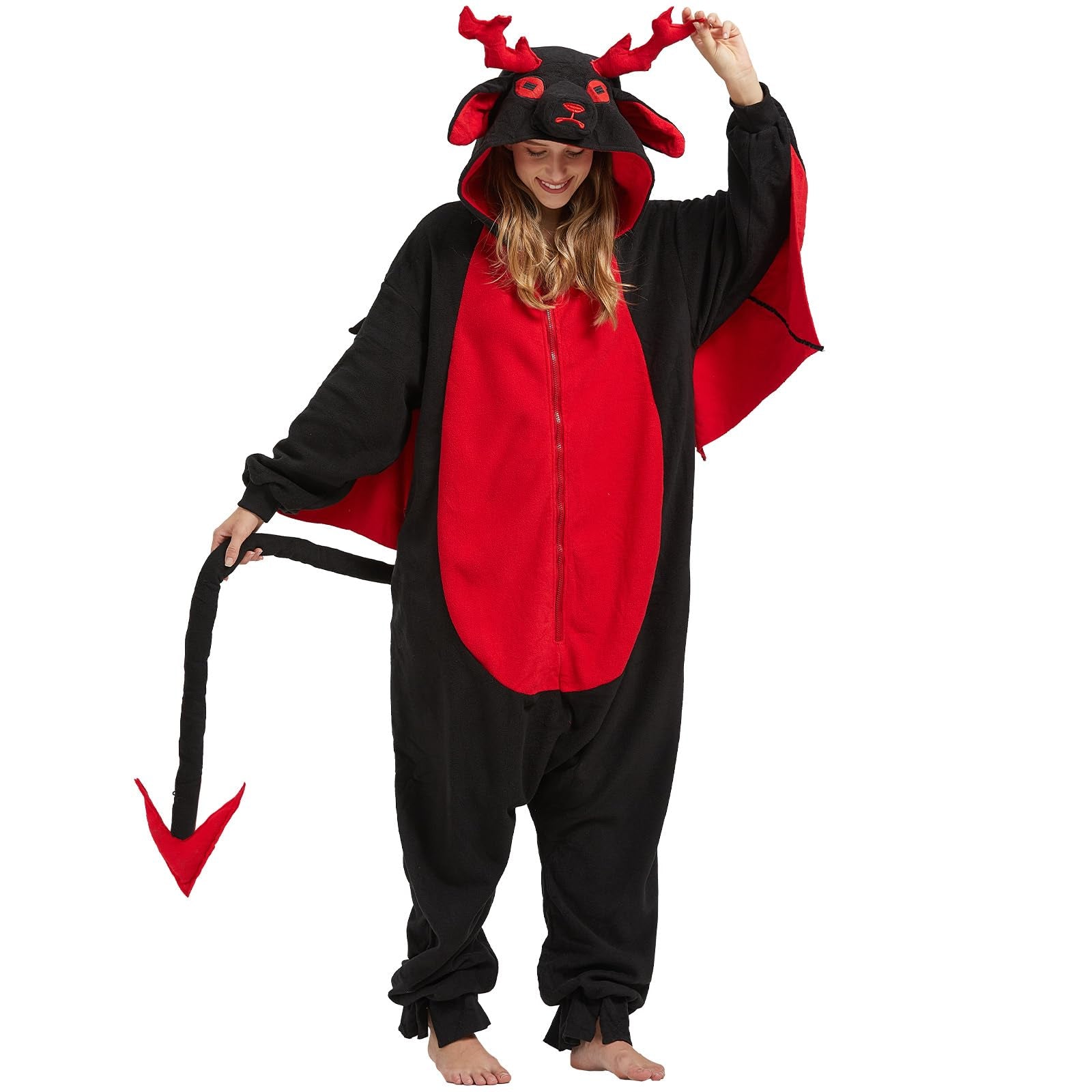 Mystical Jersey Devil Onesie – Folklore-Inspired Microfleece Pajama