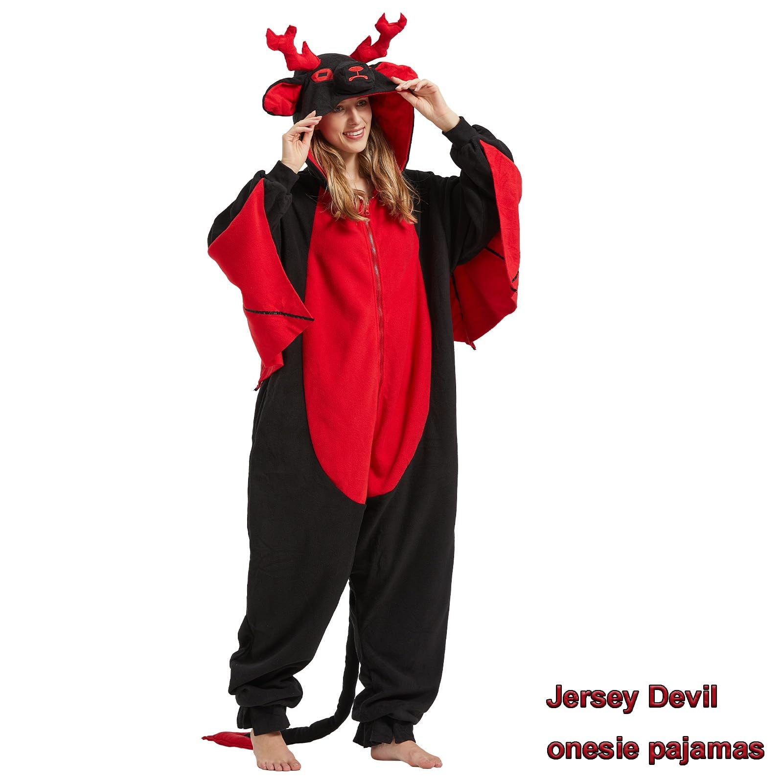 Mystical Jersey Devil Onesie – Folklore-Inspired Microfleece Pajama