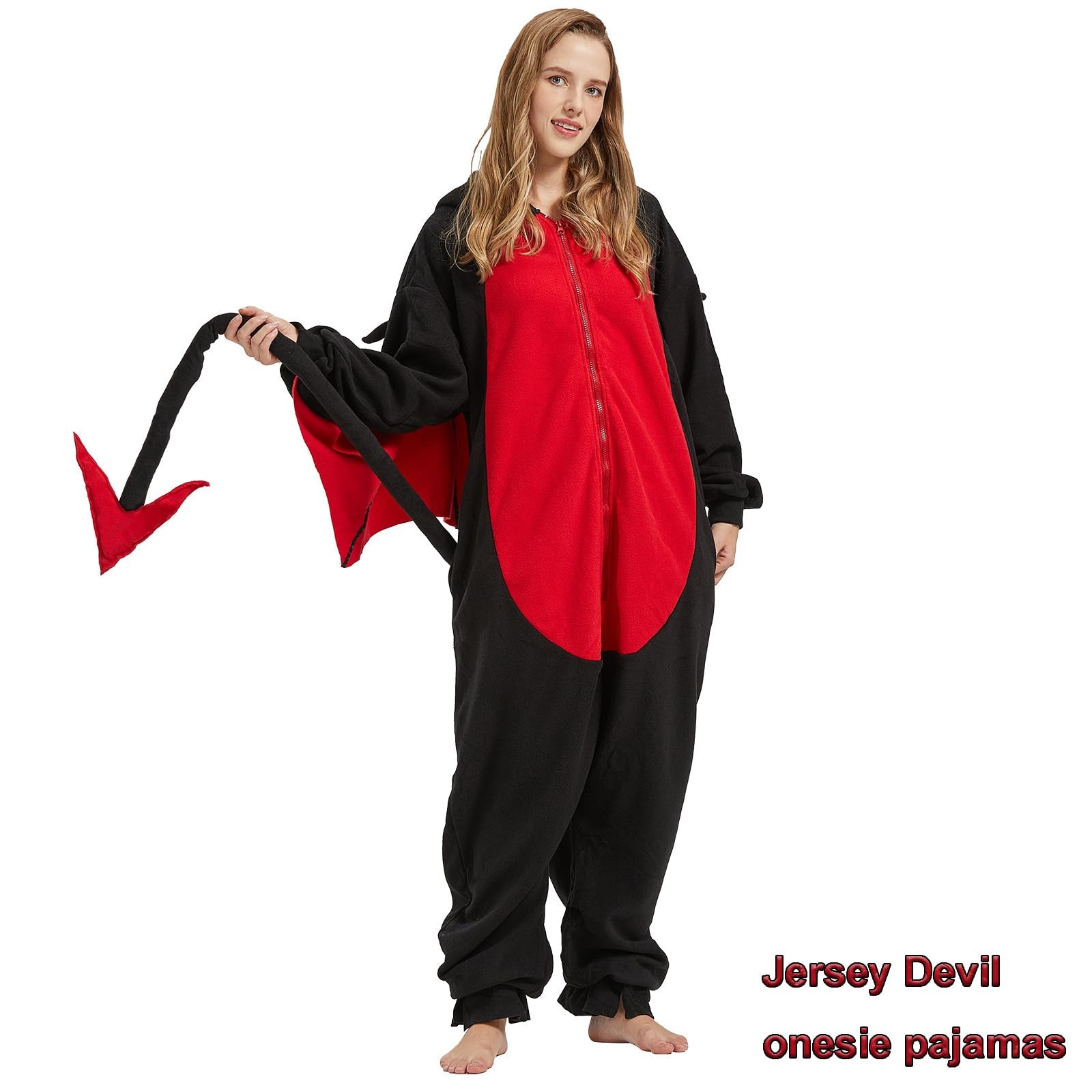 Mystical Jersey Devil Onesie – Folklore-Inspired Microfleece Pajama