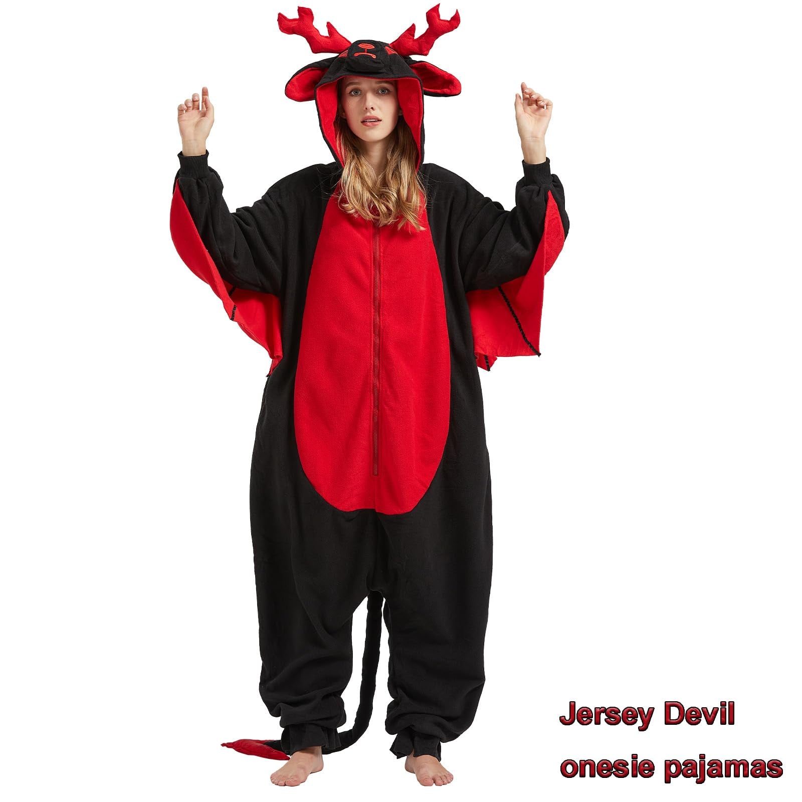 Mystical Jersey Devil Onesie – Folklore-Inspired Microfleece Pajama