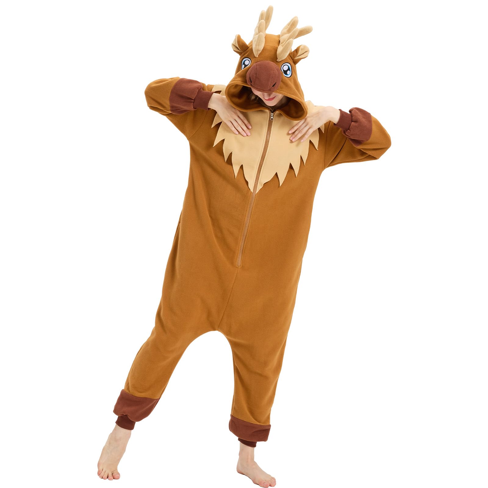 🦌 The Cozy Moose Onesie – Woodland Warmth & Whimsy