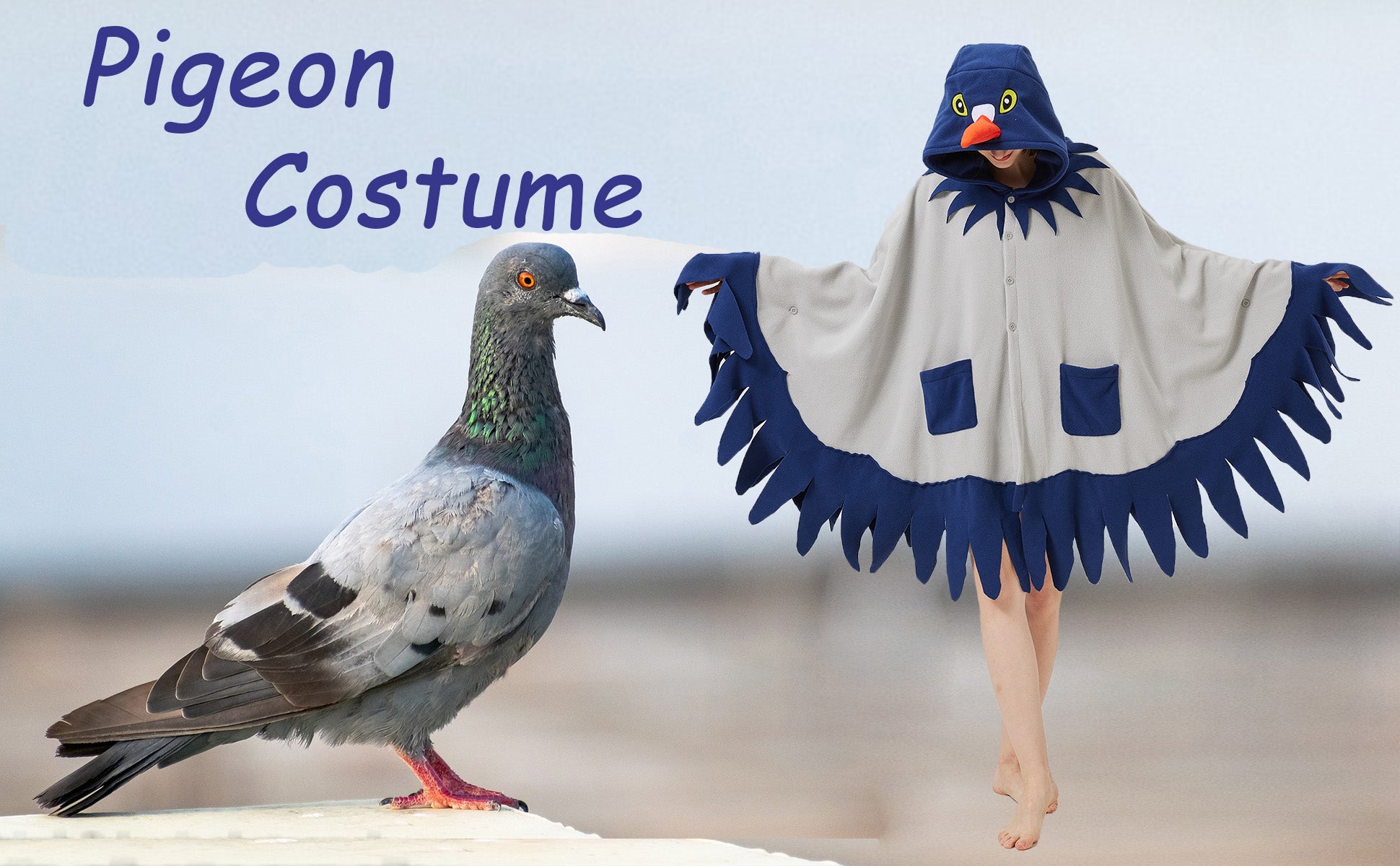 🕊️ The Ultimate Fluffy Pigeon Onesie – Be the Center of Attention!
