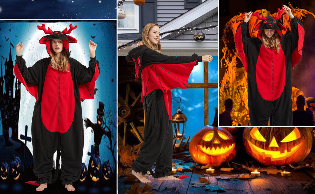 Mystical Jersey Devil Onesie – Folklore-Inspired Microfleece Pajama