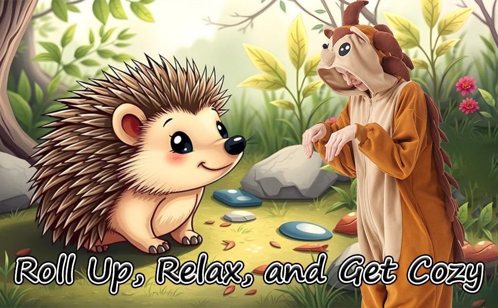 🦔 The Cozy Hedgehog Onesie – Cuddle Up with Cuteness