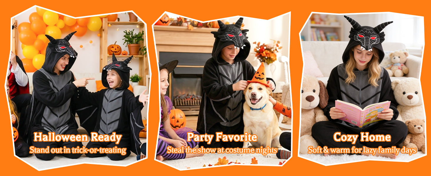 The Black Dragon Onesie – Unleash the Beast