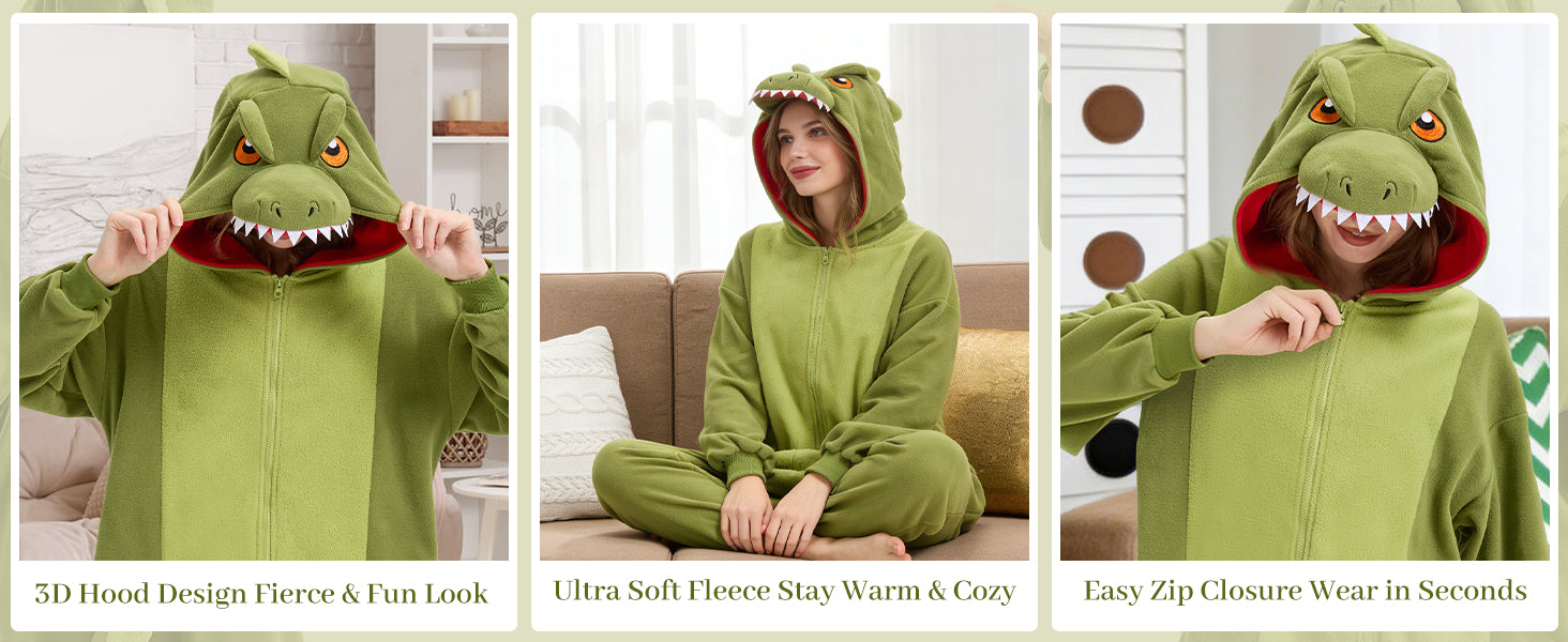 🦖 The Tyrannosaurus Rex Onesie – Roar into Comfort!