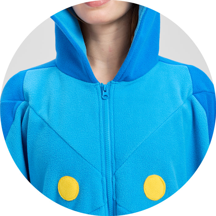 Adult Starfish Onesie Costume – Unique Sea Creature Pajamas with Detachable Gloves for Halloween & Cosplay