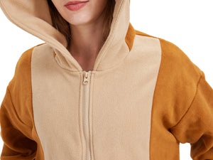 Cute Meerkat Onesie Costume – Soft Polar Fleece Animal Pajamas & Cosplay Suit