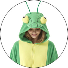 Praying Mantis Onesie Costume – Fun Polar Fleece Insect Pajamas for Adults