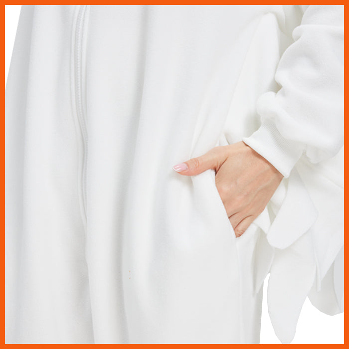 Adult Goose Onesie Costume – Funny Honking Bird Pajamas with Realistic Wings & Webbed Feet for Halloween