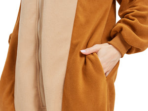 Cute Meerkat Onesie Costume – Soft Polar Fleece Animal Pajamas & Cosplay Suit