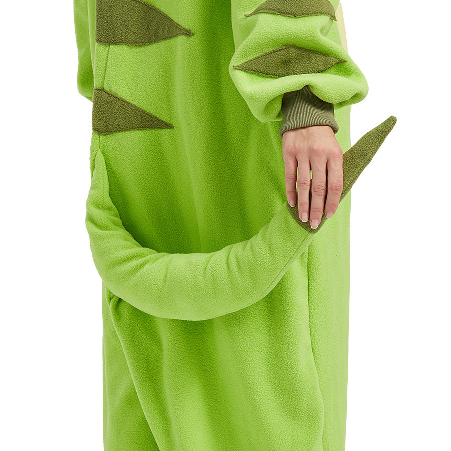 Spooky Triceratops Onesie – Halloween Dinosaur Pajamas & Cosplay Costume for Adults