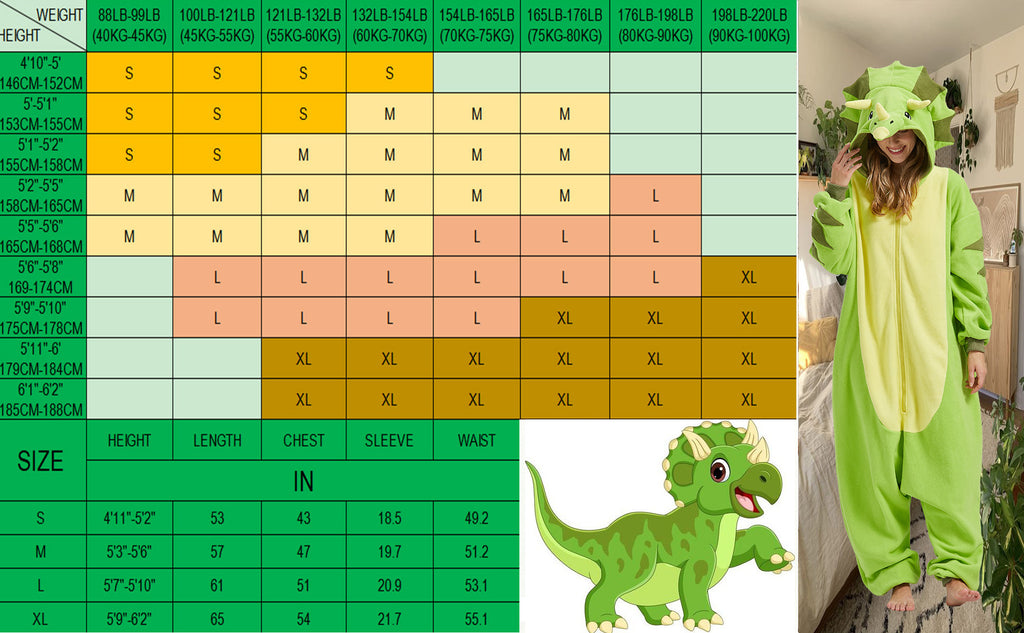 Spooky Triceratops Onesie – Halloween Dinosaur Pajamas & Cosplay Costume for Adults