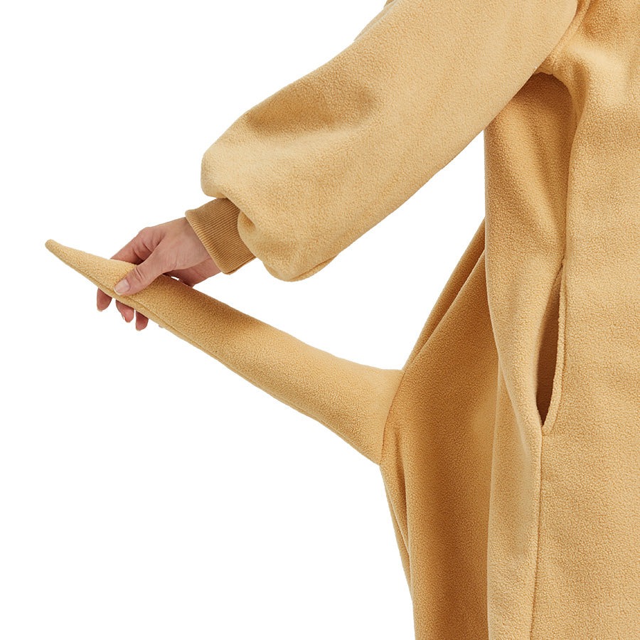 Adult Golden Retriever Onesie Costume – Dog Lover Pajamas with Realistic Puppy Details for Lounging & Cosplay