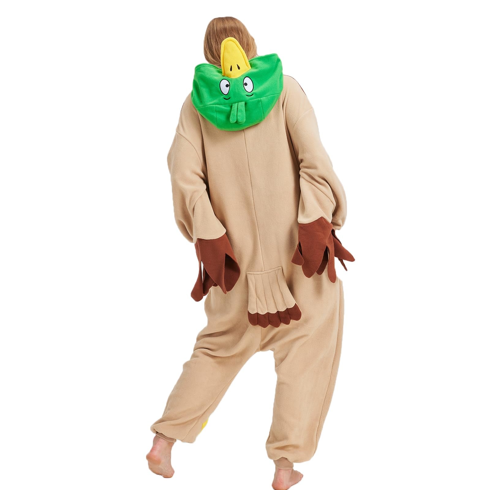 Adult Wild Duck Onesie Costume – Mallard Pajamas with Cartoon Style Hood for Halloween & Cosplay