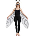 Fly Insect Wings & Bug Eye Glasses Costume Set – Cartoon Bug Accessories Kit for Adults & Teens