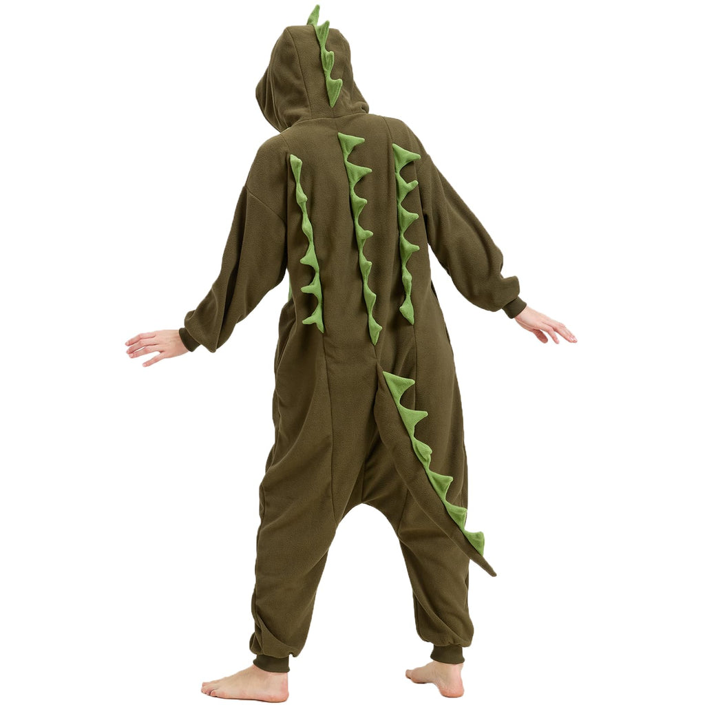 🦖 The Prehistoric Polar Fleece Dinosaur Onesie – Roar in Comfort!