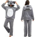 Adult Koala Hooded Cape Costume – Cozy Animal Cloak with Soft Ears for Women & Men, Unisex Wearable Blanket