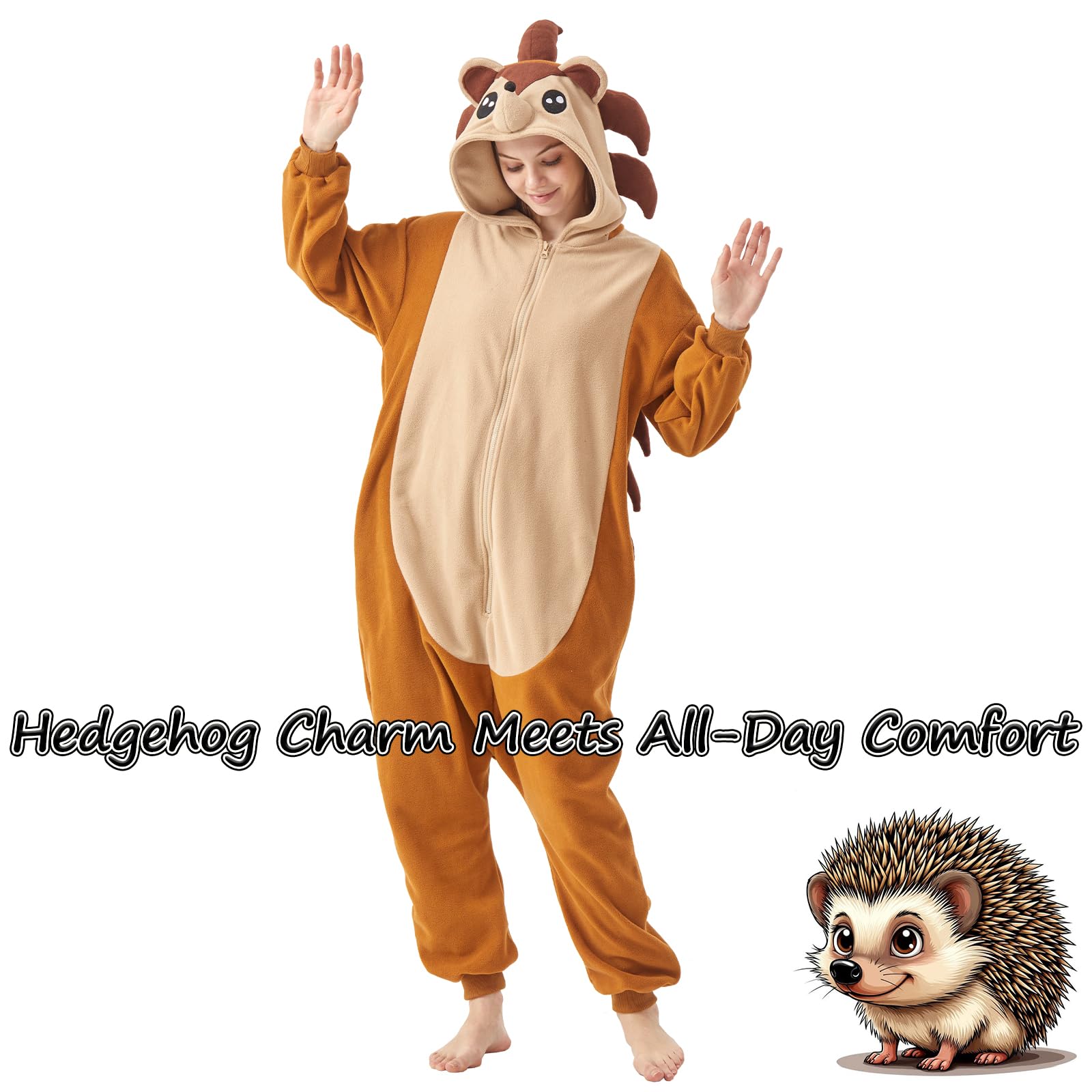 🦔 The Cozy Hedgehog Onesie – Cuddle Up with Cuteness