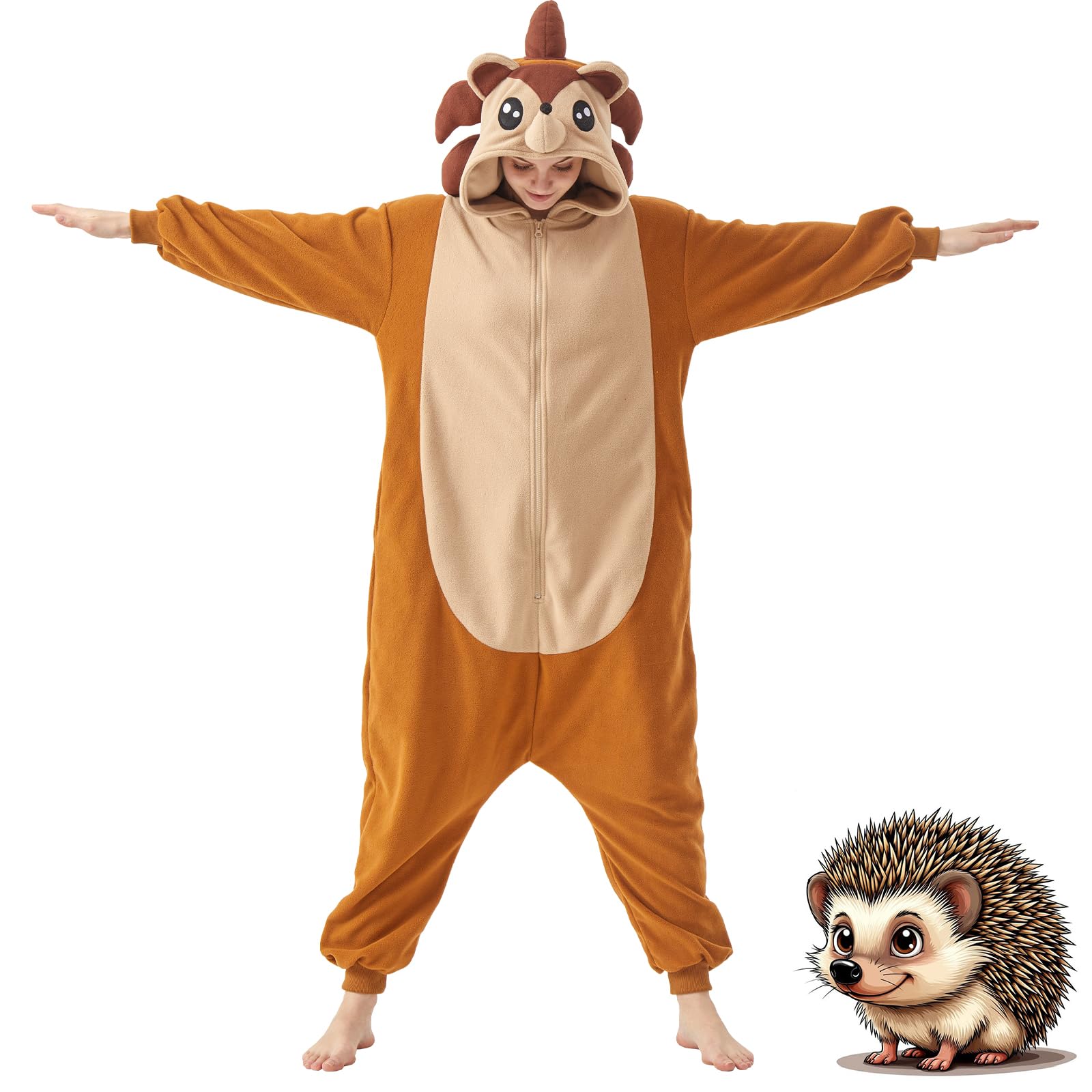 🦔 The Cozy Hedgehog Onesie – Cuddle Up with Cuteness