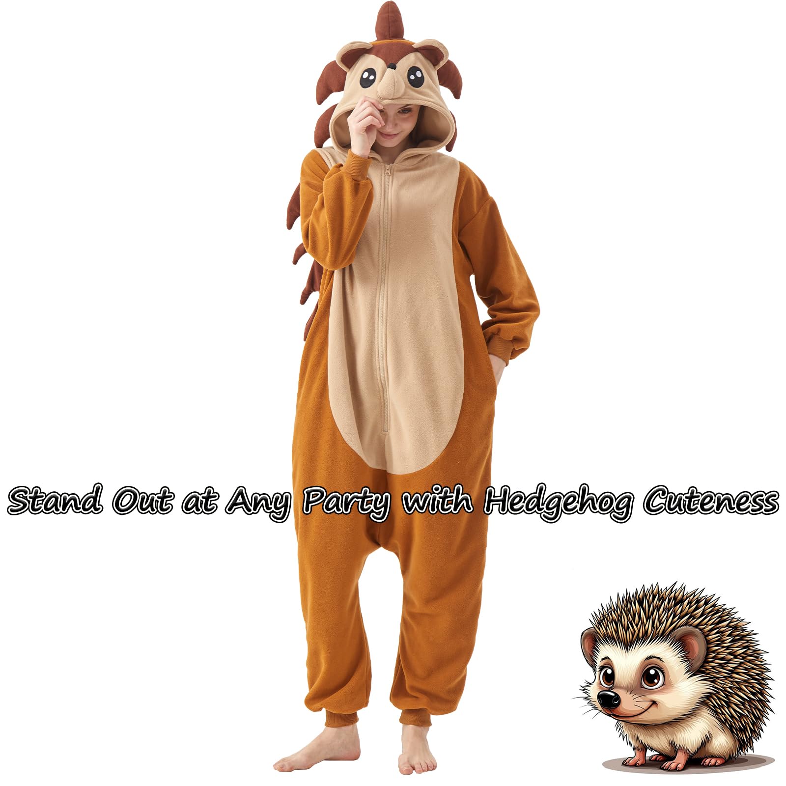 🦔 The Cozy Hedgehog Onesie – Cuddle Up with Cuteness