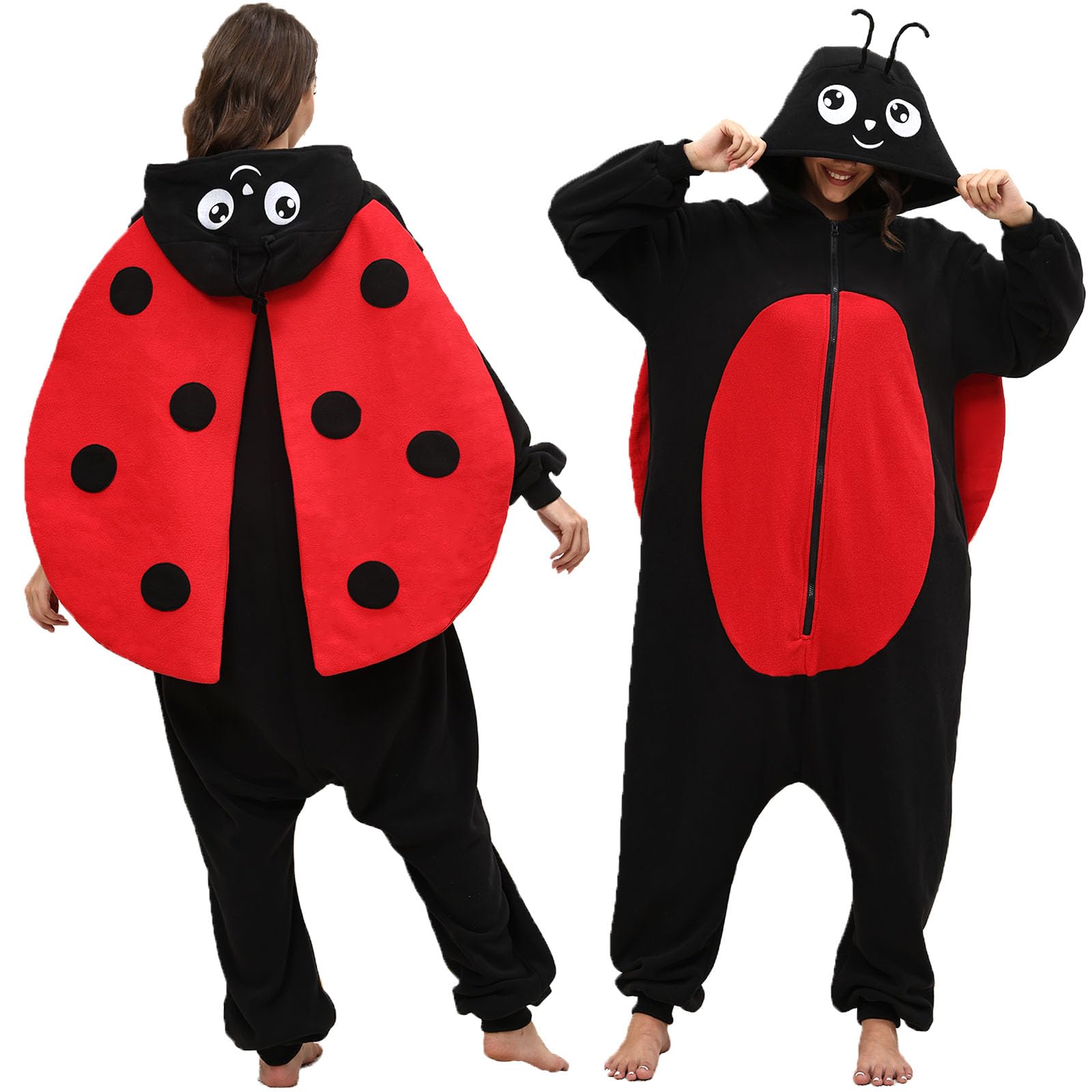 🐞 The Enchanting Ladybug Onesie – Polka Dots & Cozy Comfort