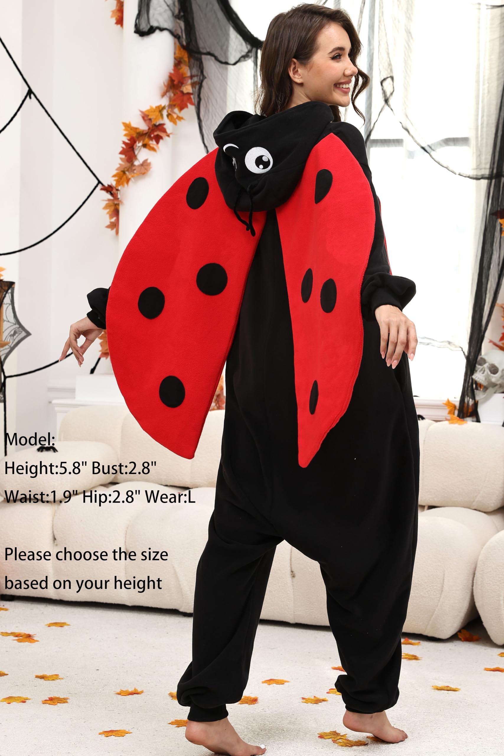 🐞 The Enchanting Ladybug Onesie – Polka Dots & Cozy Comfort