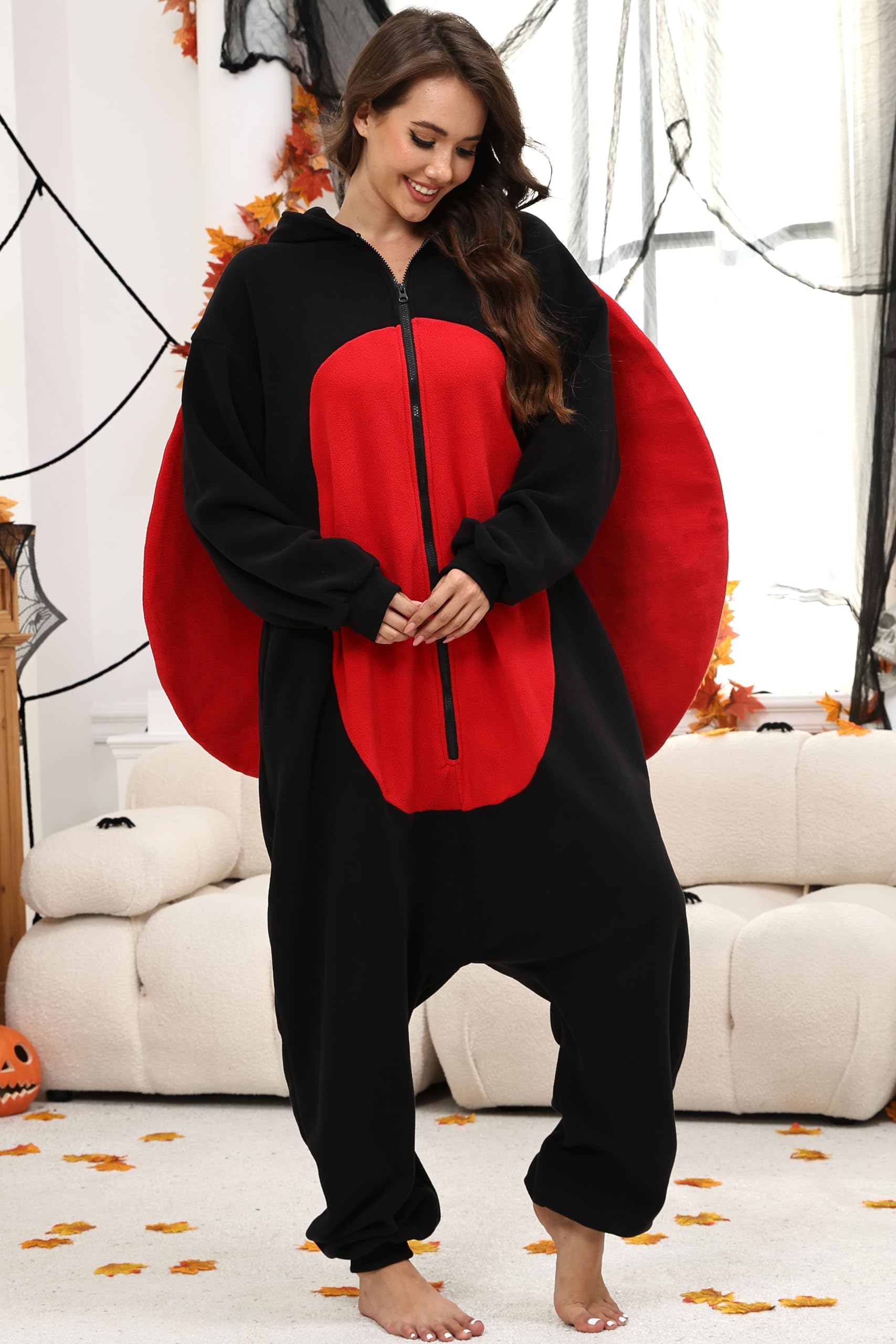 🐞 The Enchanting Ladybug Onesie – Polka Dots & Cozy Comfort