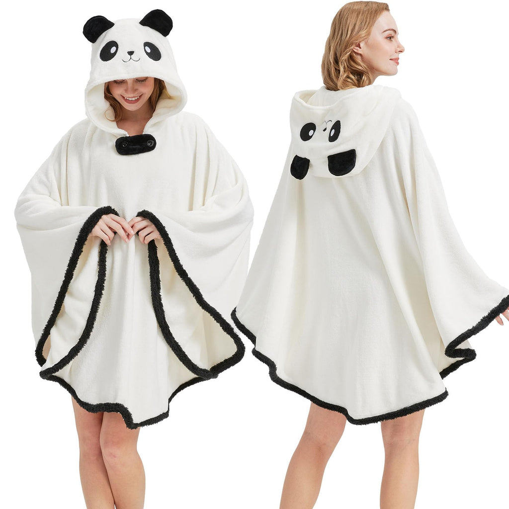 🐼 The Panda Hooded Cloak – Cuddly Comfort for Every Adventure