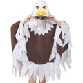 Adult Eagle Hooded Cape Costume – Bald Eagle Poncho with Wings for Independence Day & Cosplay