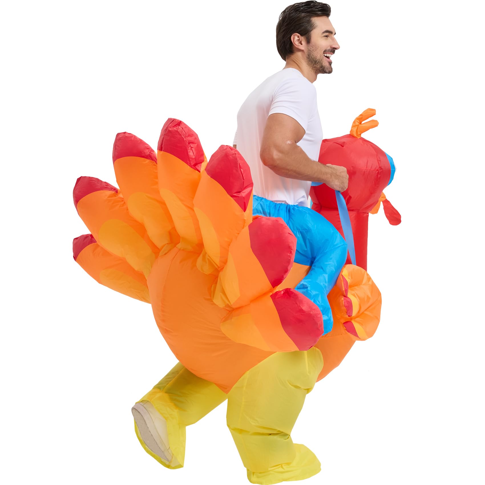 🦃 The Inflatable Riding Turkey Costume – Gobble Up the Spotlight!
