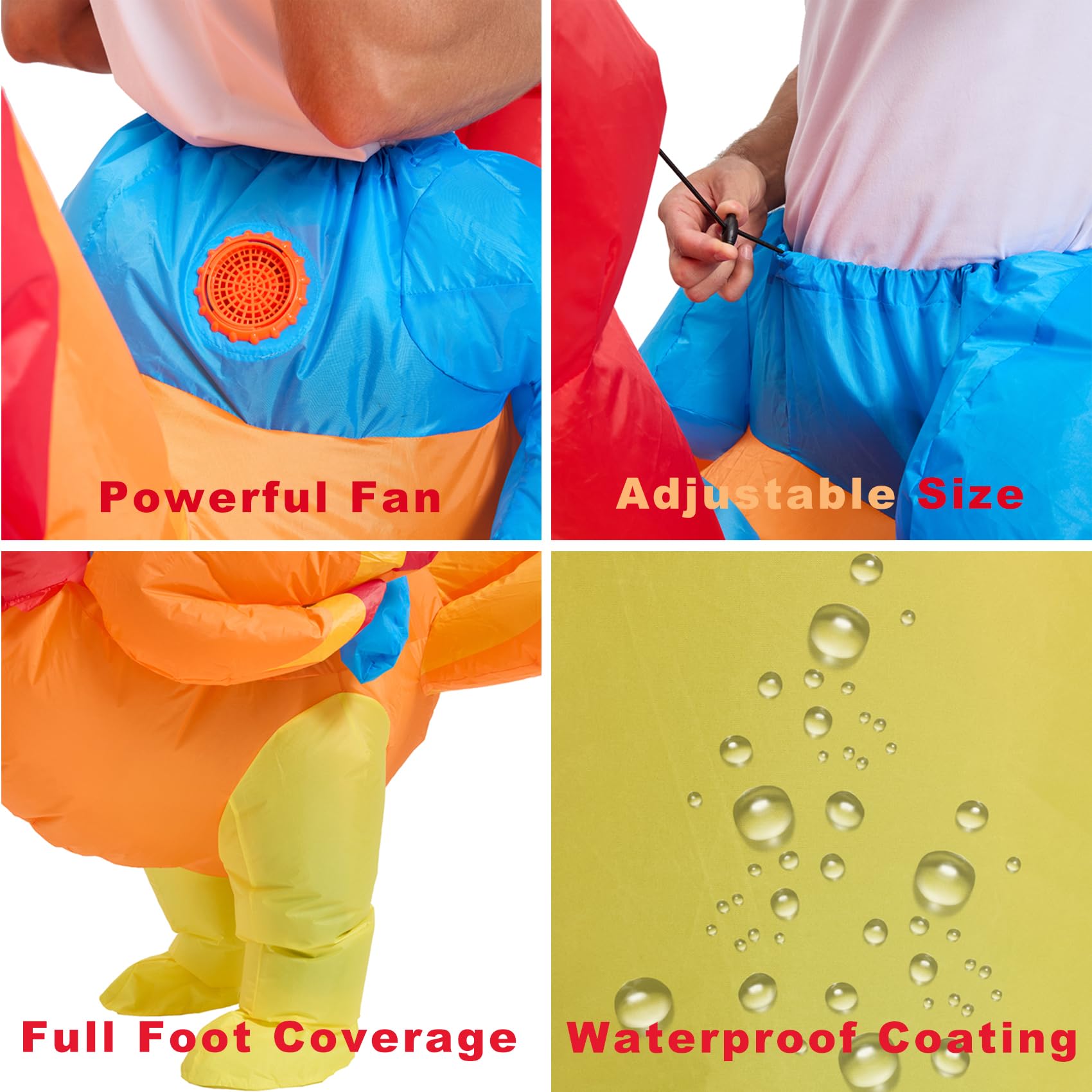 🦃 The Inflatable Riding Turkey Costume – Gobble Up the Spotlight!