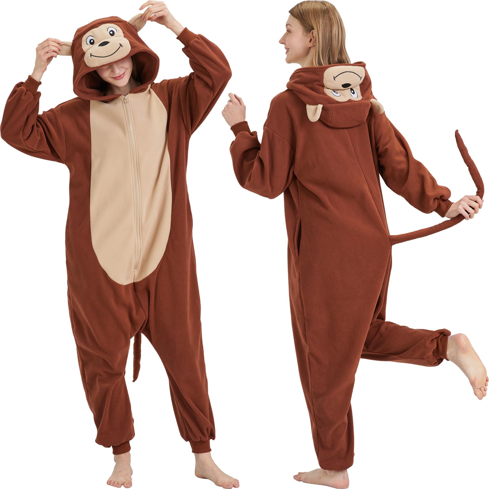 🐒 Monkey Onesie Costume – Ultimate Comfort & Fun for Any Occasion!