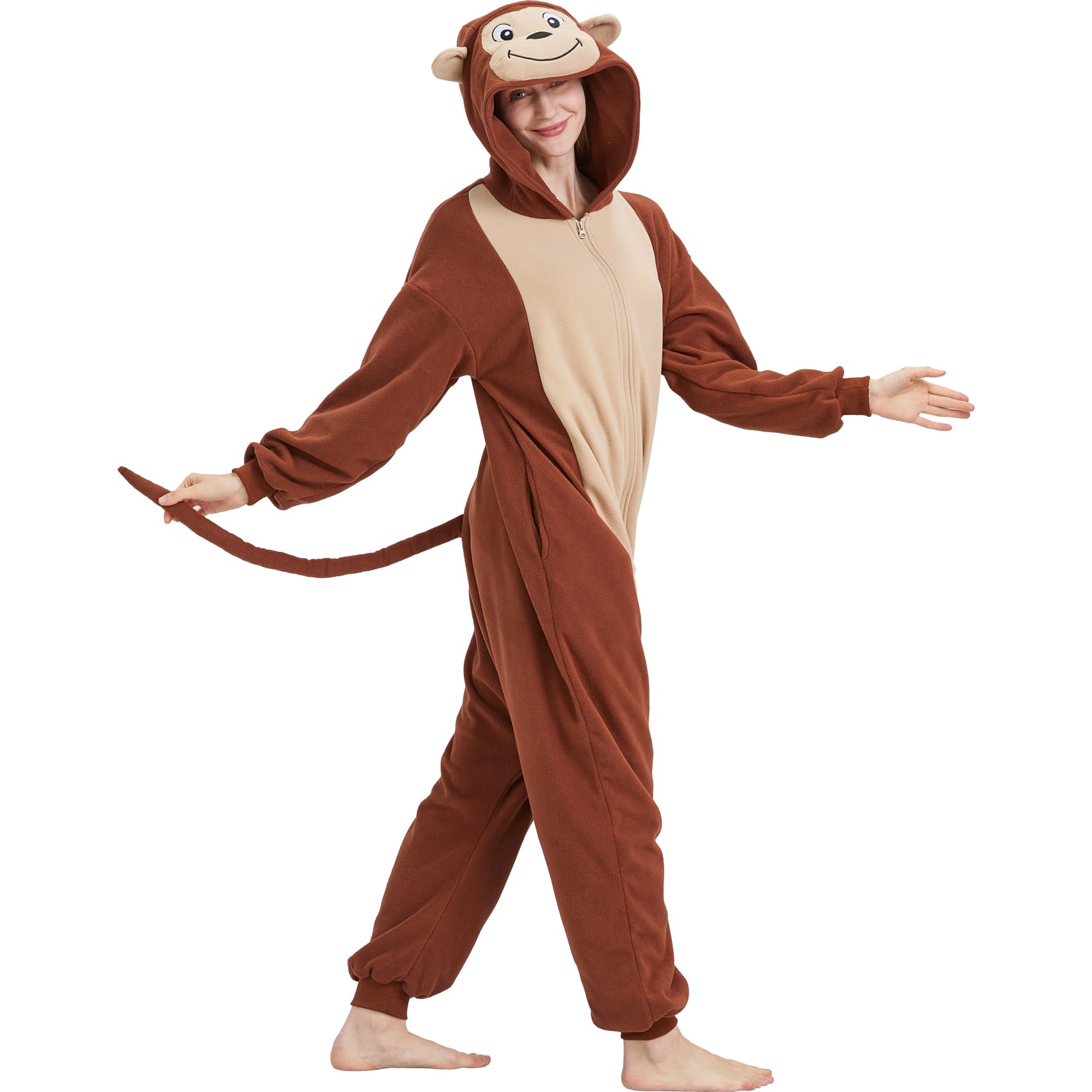 🐒 Monkey Onesie Costume – Ultimate Comfort & Fun for Any Occasion!