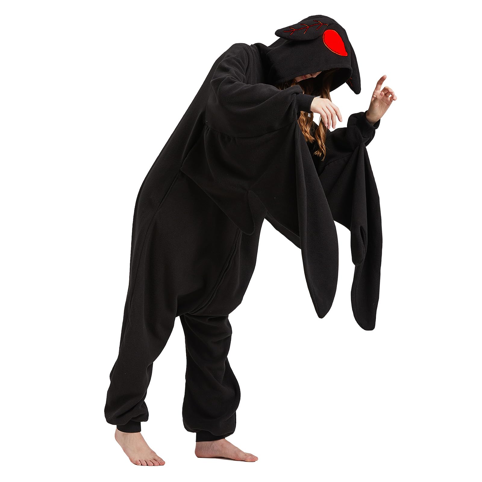 🦇 The Mothman Onesie – Unleash the Legend