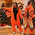 Adult Butterfly Onesie Costume – Purple Wings Plush Pajamas for Women, Enchanting Cosplay & Halloween Wear