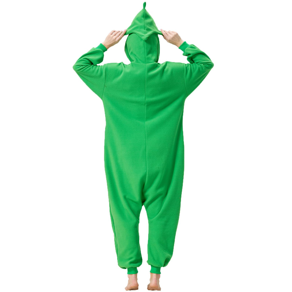 Funny Pea Onesie – Soft Polar Fleece Peapod Pajama Costume