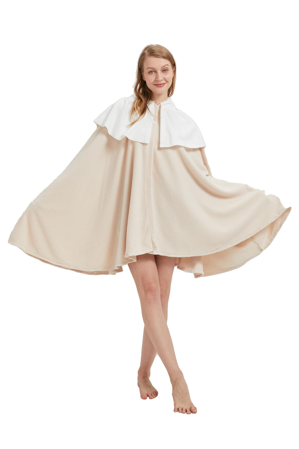 Adult Mushroom Hooded Cape Costume – Fairy Garden Cloak with Unique Mushroom Design for Halloween & Cosplay