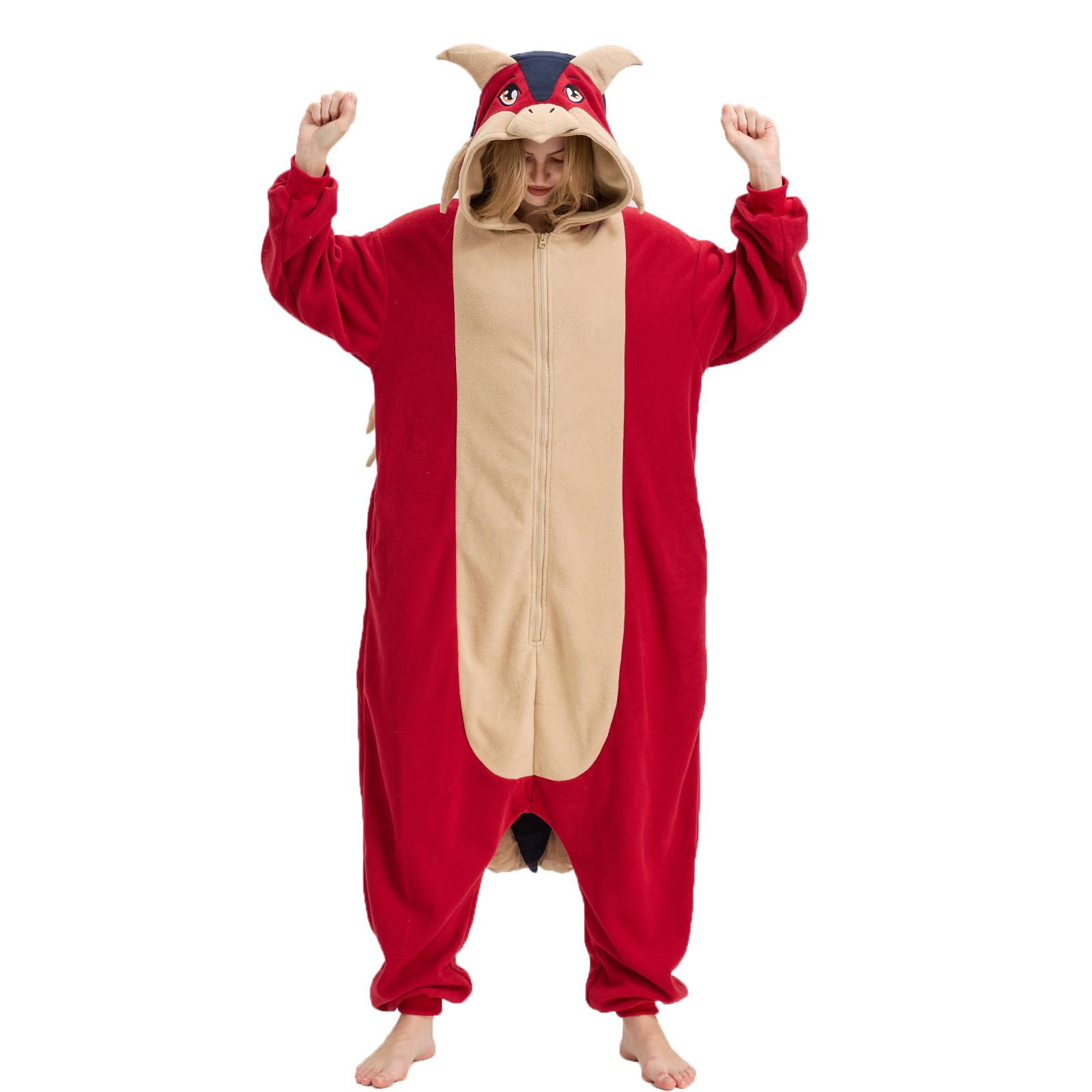 🦖 The Prehistoric Polar Fleece Dinosaur Onesie – Roar in Comfort!