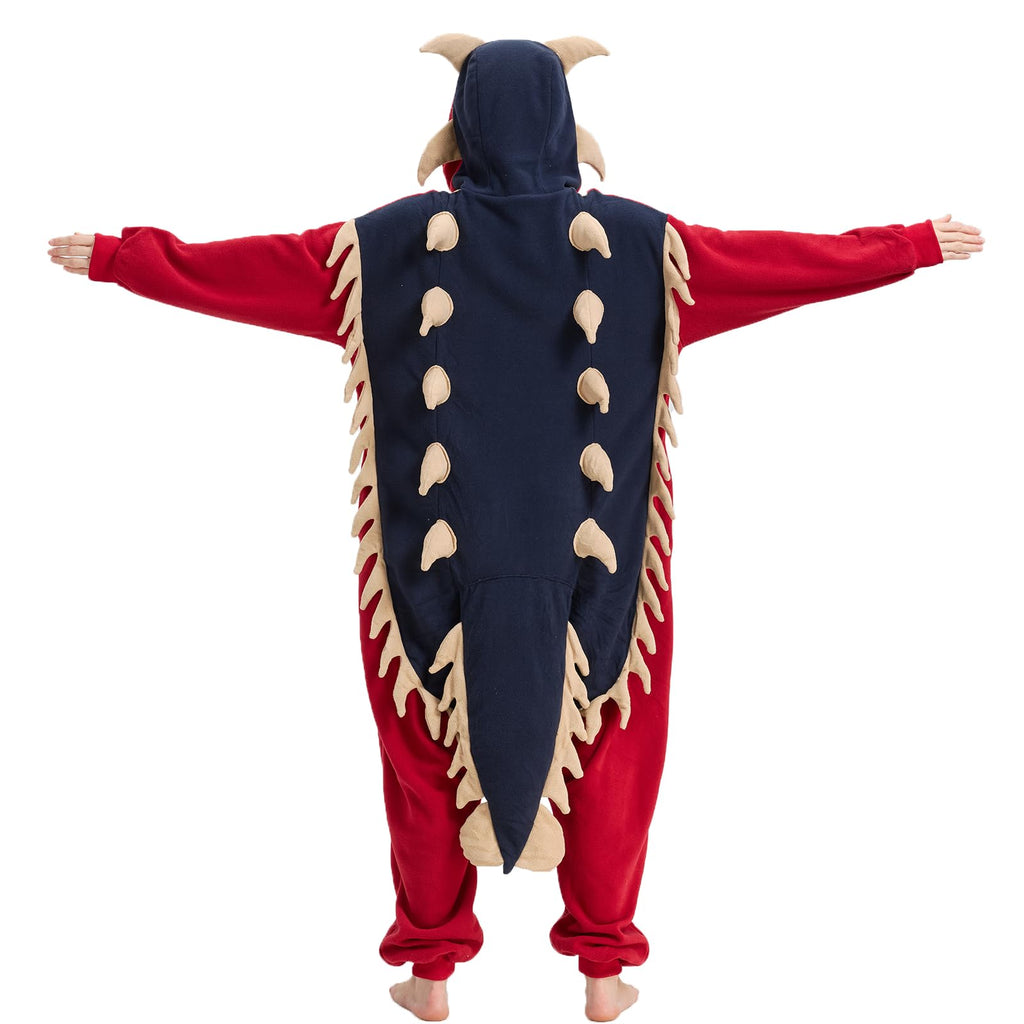 🦖 The Prehistoric Polar Fleece Dinosaur Onesie – Roar in Comfort!