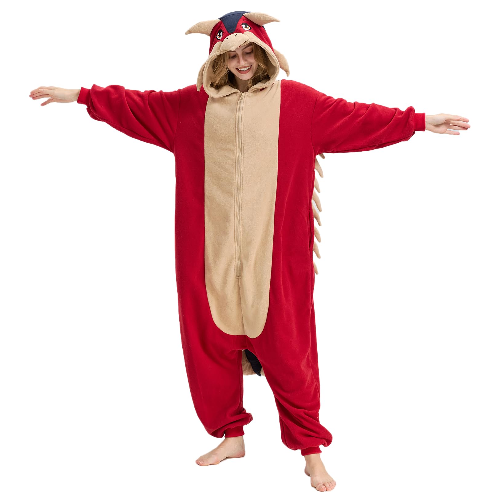 🦖 The Prehistoric Polar Fleece Dinosaur Onesie – Roar in Comfort!