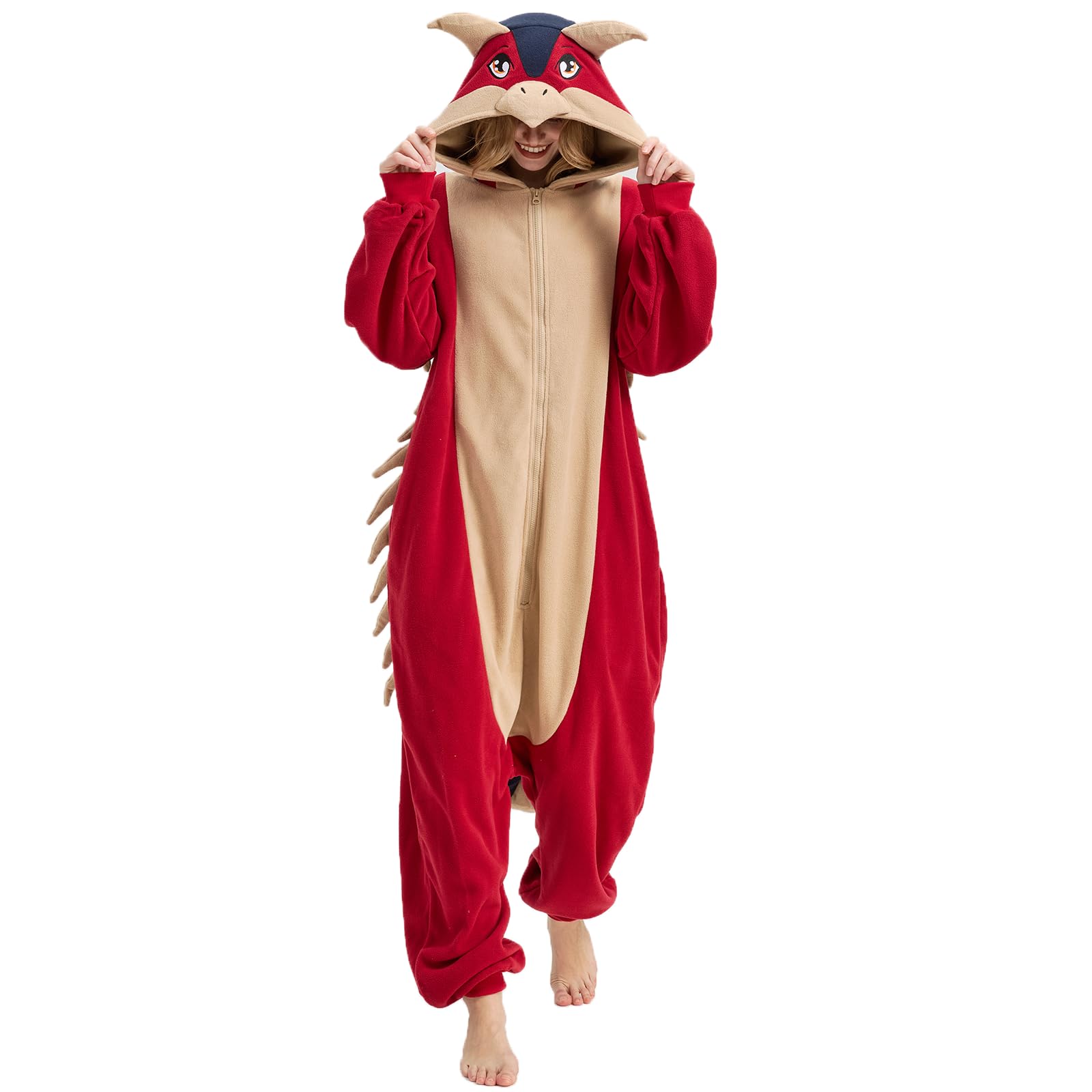 🦖 The Prehistoric Polar Fleece Dinosaur Onesie – Roar in Comfort!