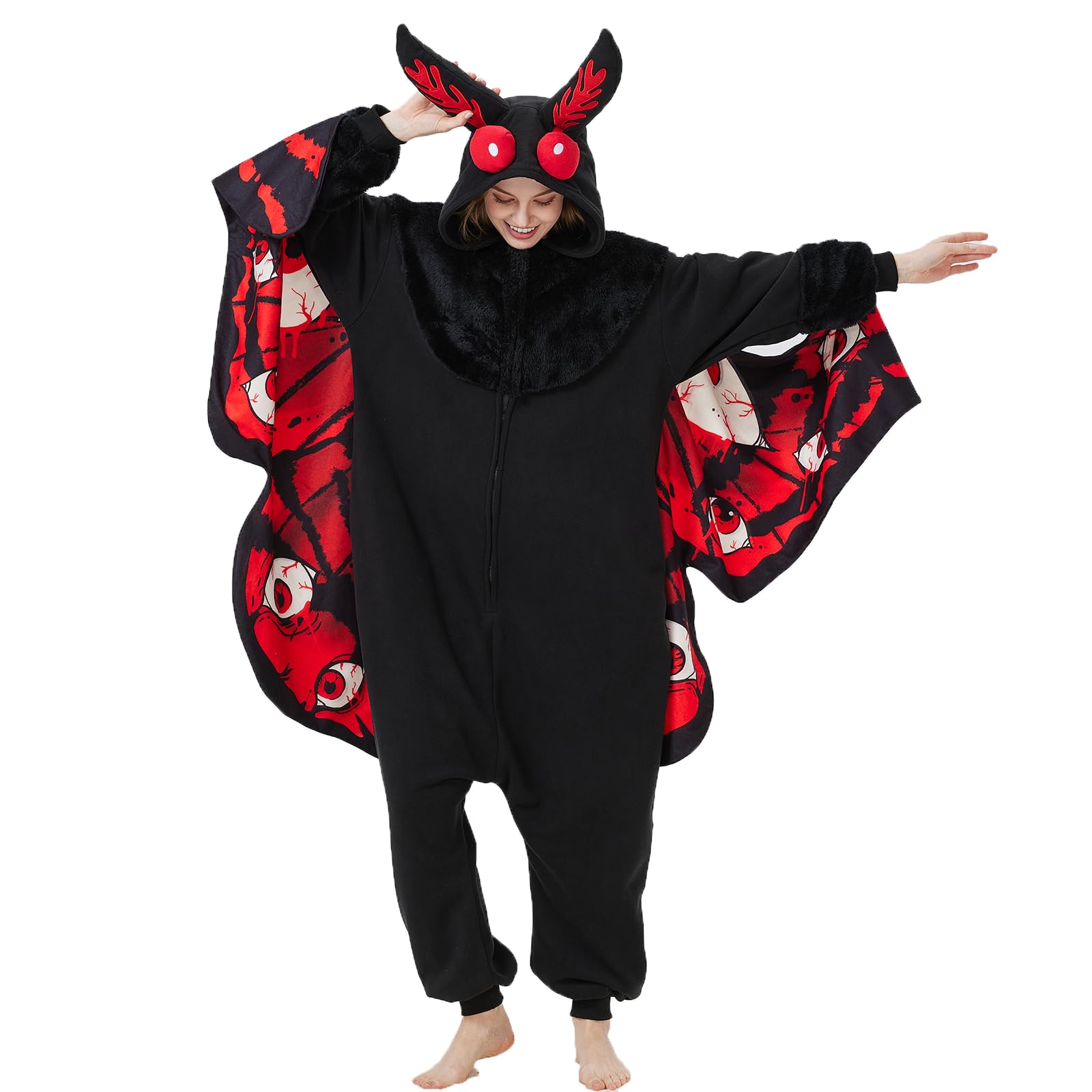 🦇 The Mothman Onesie – Unleash the Legend