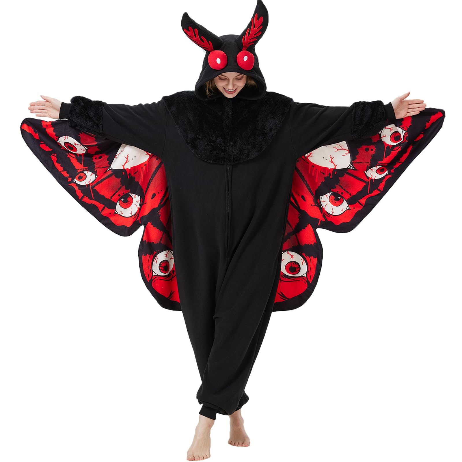 🦇 The Mothman Onesie – Unleash the Legend