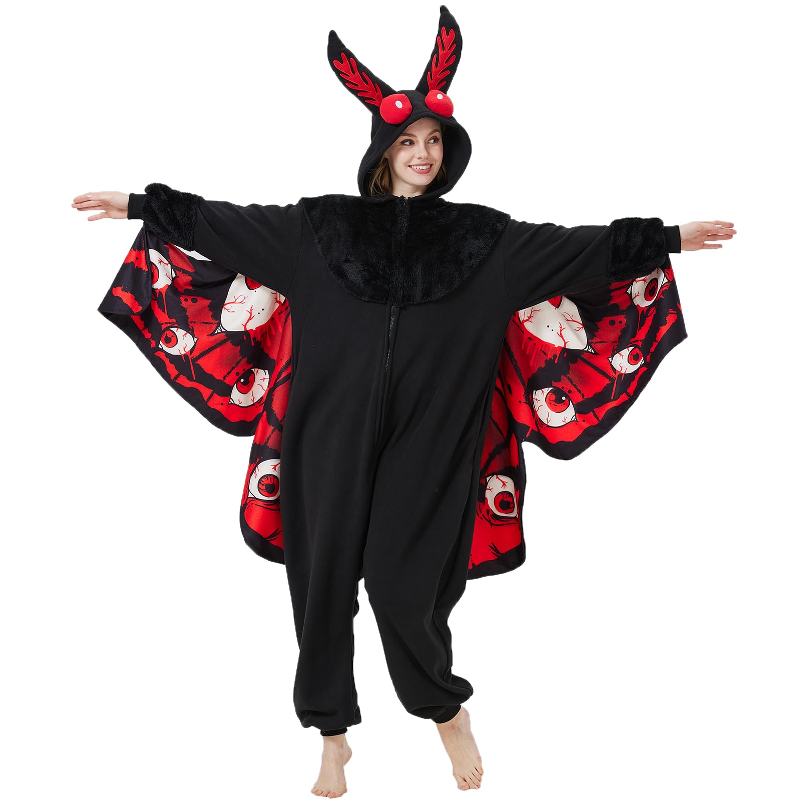🦇 The Mothman Onesie – Unleash the Legend