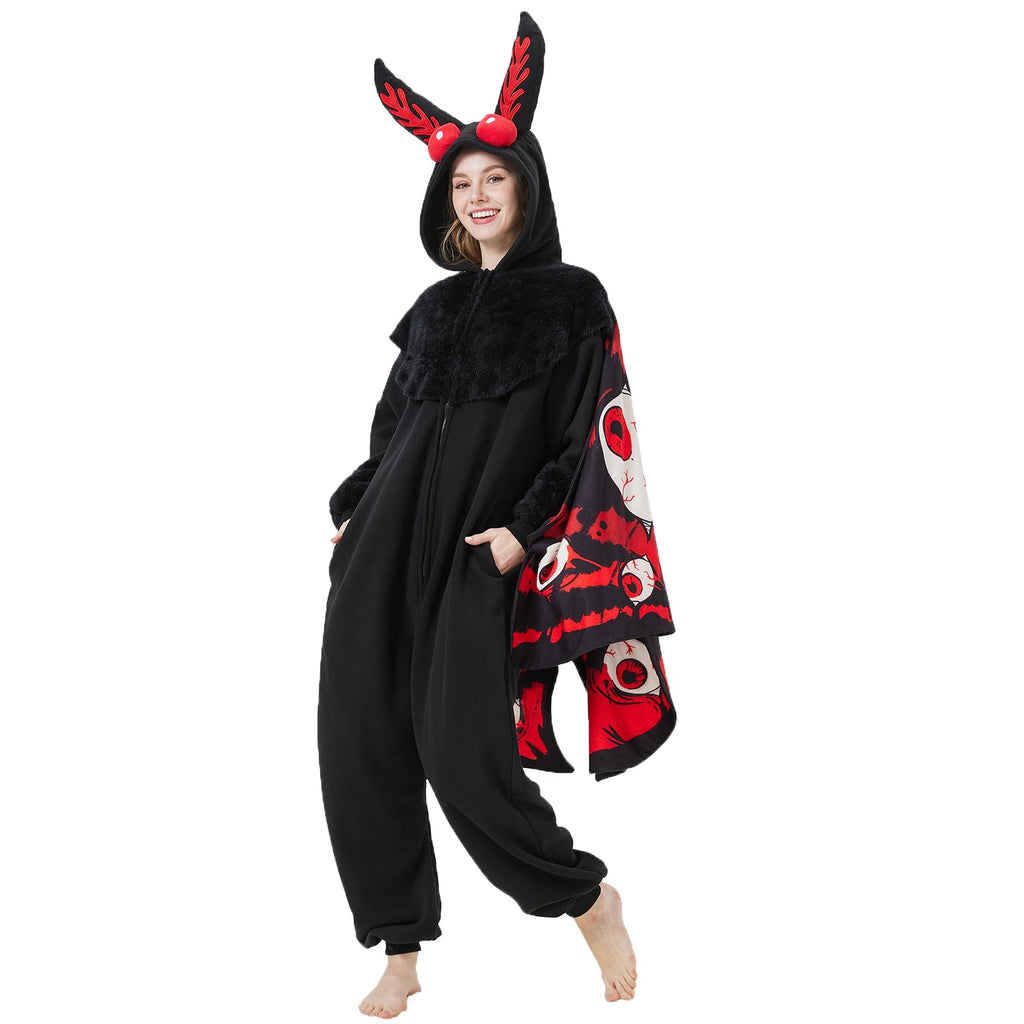 🦇 The Mothman Onesie – Unleash the Legend