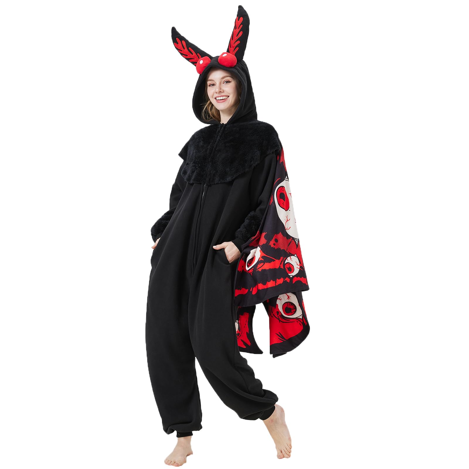 🦇 The Mothman Onesie – Unleash the Legend