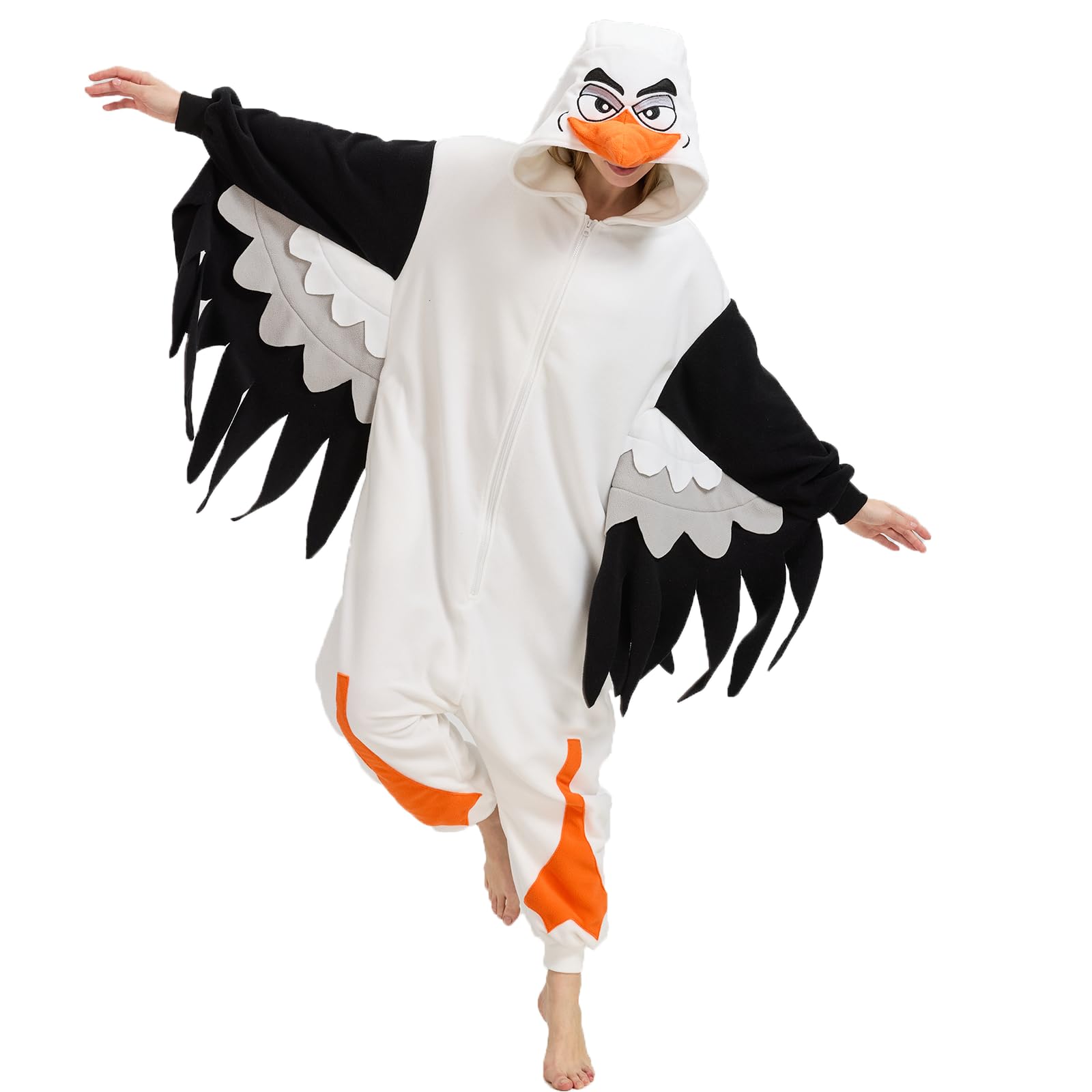 🕊️ The Lifelike Seagull Onesie – Coastal Comfort & Style